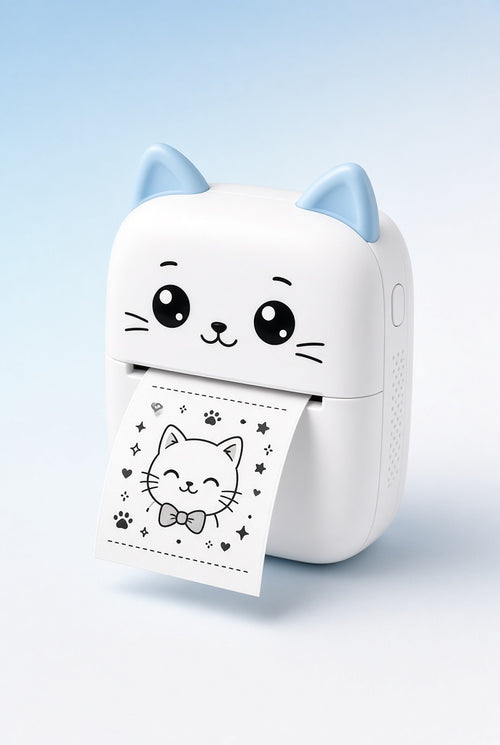 Cute Cat Mini Portable Printer 🐱